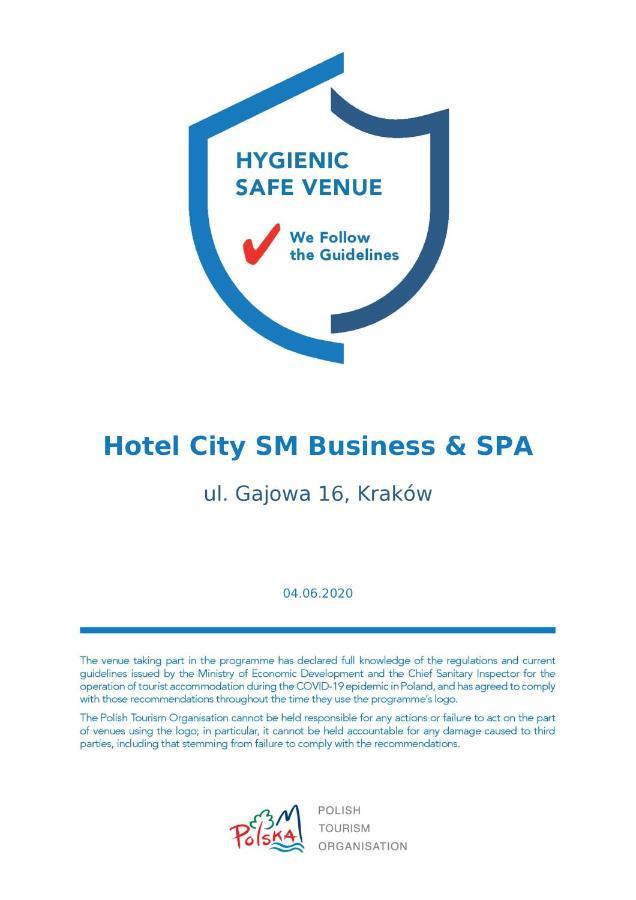 Hotel City Sm Business & Spa Krakkó Kültér fotó